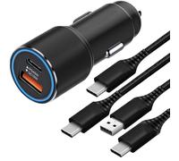 Encendedor de cigarrillos USB, cargador de coche para iPhone 17 16 15 Pro