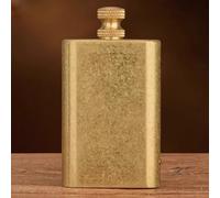 Encendedor de Cobre Vintage de cerillas permanentes, Recargable con líquido, Reutilizable, cerillas eternas, Encendedor de Puros portátil a Prueba de Viento, Hombres(C)