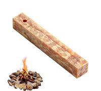 Encendedor de Fuego de Pino - Material de Encendido de Supervivencia para Exteriores Bloque de Madera de con Resina de Pino | Ayuda Natural para encender, Ideal para fogatas, campamentos, Chimene
