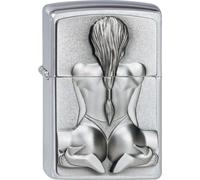 Encendedor de gasolina Zippo Kneeling Girl - Mujer sexy - Mechero de tormenta...