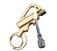 Encendedor de llavero, encendedor de queroseno de cerilla permanente con abridor de botellas, encendedor impermeable, adecuado for regalos de viaje de campamento al aire libre(B)