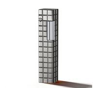 Encendedor de queroseno retro con llama suave, encendido lateral, butano recargable, cuerpo de metal portátil y viene en una caja de regalo de lujo.(C)