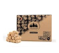 Encendedor ecológico de lana y cera de madera 100% natural para chimenea, estufa, barbacoa, brasero y fuego de Camps.410 a 420 encendedores sin olor. Calibre de calidad premium