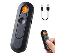 Encendedor eléctrico, Recargable por USB, Resistente al Viento, sin Llama, Regalo para el Día del Padre