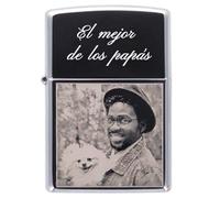 Encendedor Personalizado Creado con un mechero Personalizado - Su Foto y/o Texto Grabado en Este Encendedor High Polish