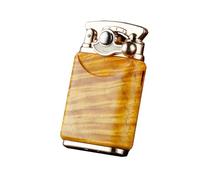 Encendedor resistente al viento, llama ajustable, butano reciclable, perfecto para puros, moxibustión, barbacoa, camping, gran regalo para hombres