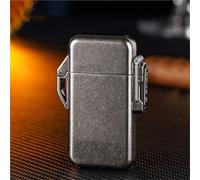 Encendedor Retro Cortavientos, Encendedor Impermeable, Encendedor de Queroseno, Encendedor portátil Adecuado for Acampar al Aire Libre, colección y Regalos(C)