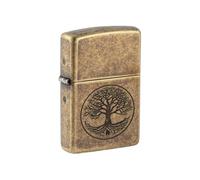 Encendedor Zippo Motivo: Árbol De La Vida - Bronce Antiguo Tree Of Life