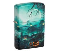Encendedor Zippo Horror Goth A Prueba De Viento Metal Cielo Azul