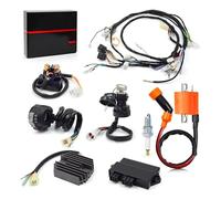 encender para vehiculos Kit Completo Cableado Para Bobina Encendido, Interruptor Manillar Izquierdo Encendedor, Relé CDI Rectificador Para Warrior Para YFM 350 X
