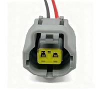 Encendido Automotriz Compatible Con Toyota 2 Pines Conector IAC Coche Sensor Temperatura Del Refrigerante Arnés Cables 1JZ-GTE 2JZ-GTE 178390-1(Gery A,1 Pc)