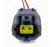 Encendido Automotriz Compatible Con Toyota 2 Pines Conector IAC Coche Sensor Temperatura Del Refrigerante Arnés Cables 1JZ-GTE 2JZ-GTE 178390-1(Gery C,1 Pc)