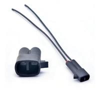 Encendido Automotriz Compatible Con Toyota 7283-8226-30 2 Pines Auto Impermeable 1JZ-GTE 2JZ-GTE Conector De Bobina De Encendido 90980-11246 642273-5(Male with wires)