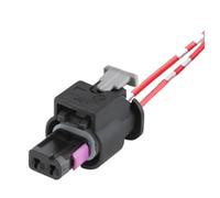 Encendido Automotriz Compatible Con VW 1 Juego 2 Pines Herramientas Encendido Conector Arnés Cables Inyector Combustible Cable 0-2112986-1 1-1718643-1(Female,5 sets)