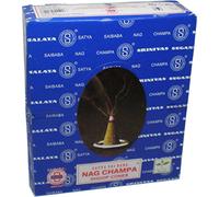 Dg-Exodif - Incienso Nag Champa Dhoop Cones - Satya - Juego de 12 cajas