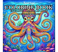 Enchanted Animals: An Adult Coloring Journey: A magical adult coloring book filled with intricate animal illustrations, mandala patterns, and relaxing ... for stress relief and creative expression.