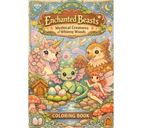 Enchanted Beasts: Mythical Creatures of Whimsy Woods (Cozy Calming Coloring books)