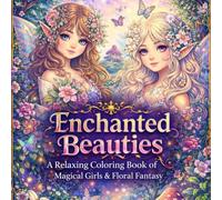 Enchanted beauties: A Magical Coloring Book of Fairies, Floral Girls & Dreamy Fantasy Worlds for Relaxation