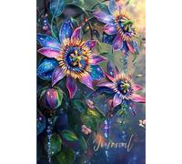 Enchanted Bloom: A Passion Flower Journal: A Vivid Watercolor Notebook with Realistic Passion Flower Art - Surreal Botanical Aesthetic, Lined Pages, and a Magical Garden Vibe