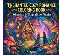 Enchanted Cozy Romance Coloring Book: Magical Love Scenes & Relaxing Fantasy Worlds for Adults & Teens (Cuzy Coloring Books Collection)