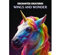 Enchanted Creatures: Kingdom of Wings and Wonder: A Magical Coloring Book of Dragons, Fairies, Unicorns, and Enchanted Castles for Relaxation and Creativity