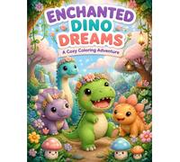 Enchanted Dino Dreams: A Cozy Dinosaur Coloring Book - Adorable Baby Dinosaurs, Prehistoric Nature, Friendly Dinos, Beautiful Landscapes and Fun Adventures for Relaxation and Creativity