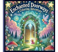 Enchanted Doorways: A Coloring Adventure: 20 Magical Portals to Whimsical Worlds-A Fantasy Coloring Book for Creative Kids