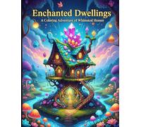 "Enchanted Dwellings: A Coloring Adventure of Whimsical Homes"