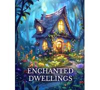 Enchanted Dwellings: A Fantasy Fairy Homes Coloring Odyssey for Adults - Serene Fairytale Architecture for Mindful Relaxation, Calm, and Stress Relief
