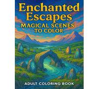Enchanted Escapes: Magical Scenes to Color: Adult coloring book (8.5" x 11") With 40 Magical Landscapes to Color. Step into a world where fantasy comes alive at the tip of your pencil