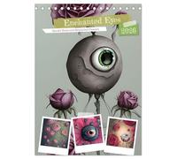 Enchanted Eyes (Desk Calendar 2026 DIN A5 portrait), CALVENDO 12 Month DeskCalendar: Spooky Roses and Bewitched Flowers