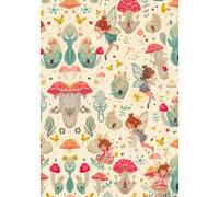 Enchanted Fairies Notebook: Whimsical Fairy & Mushroom Lined Journal | B5 Size | 160 Pages