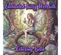 Enchanted Fairy Portraits Coloring Book: Beautiful Fairy Portraits in Magical Woodland Scenes for Relaxing Creative Coloring