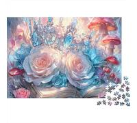 Enchanted Fairy Tale Crown Puzzles Imposible,desafío para Adultos Juego Educativo 1000 Piezas Obra De Arte De Juego De para Adultos, Regalos A Partir De 14 Años 70x50cm/1000pcs