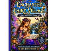Enchanted Fairy Village: A Celtic Fantasy Coloring Book of Enchanted Villages, Fairy Celebrations, Woodland Adventures, and Magical Folk Life