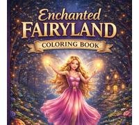 Enchanted Fairyland Coloring Book: Magical Forest Coloring Book with Fairies, Flowers, Mushrooms and Cute Fantasy Scenes for Relaxation and Creativity (Enchanted Worlds Coloring Series)
