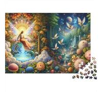 Enchanted Forest Fantasy-4 Puzzle Imposible,desafío para Adultos Juego Educativo 1000 Piezas Obra De Arte De Juego De para Adultos Y Niños A Partir De 12 Años 52x38cm/1000pcs
