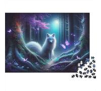 Enchanted Forest Fox-1 Puzzle Imposible,desafío for Adults Juego Educativo 1000 Piezas Obra De Arte De Juego De para Adultos, Regalos A Partir De 14 Años 70x50cm/1000pcs