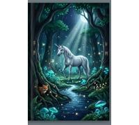 Enchanted Forest Unicorn Notebook: Magical Fantasy Journal for Women and Girls - 6x9 Inch 110 Lined Pages for Writing, Sketching and Creative Expression