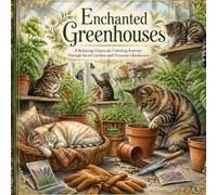 Enchanted Greenhouses: A Relaxing Grayscale Coloring Journey Through Secret Gardens and Victorian Glasshouses
