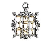 Enchanted Jewelry Collar con colgante de cábala mística mágica de Saturno para autodisciplina