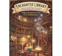 Enchanted Library Coloring Book: Magical Bookshelves and Cozy Reading Spaces