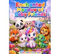 Enchanted Meadow of Baby Friends: A Magical Baby Animal Coloring Book for Ages 3-8
