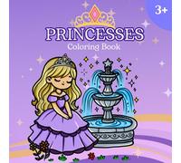 Enchanted Princesses: A Royal Coloring Book: Simple and cute coloring book