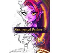 Enchanted Realms: A Crafty Tiefling Coloring Book