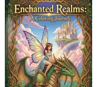 Enchanted Realms: A Fantasy Coloring Book for Kids , Teens & adults - Over 30 Unique Designs of Mythical Beasts, Elves & Magical Worlds (Stress Relief & Art Therapy)