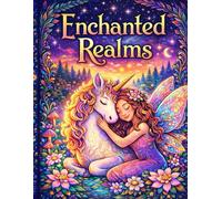 Enchanted Realms: Adult Coloring Book for Relaxation, Stress Relief & Mindful Creativity