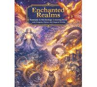 Enchanted Realms: Fantasy & Mythology Coloring Book with Dragons, Fairies, and Magical Worlds (The Enchanted Coloring Collection)