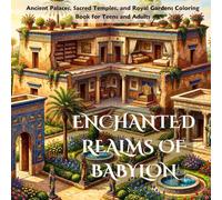 Enchanted Realms of Babylon: Ancient Palaces, Sacred Temples, and Royal Gardens: An Adult Coloring Book Featuring Throne Rooms, Hidden Libraries, and Mystic Architecture for Teens and Adults