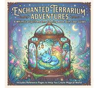ENCHANTED TERRARIUM ADVENTURES: A Whimsical Spirit Realms Coloring Book with Color Guide